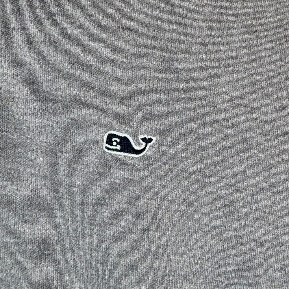 Vineyard Vines Quarter Zip Pullover XL Navy Grey Pima Cotton Bundle 1K2135 - Picture 8 of 16